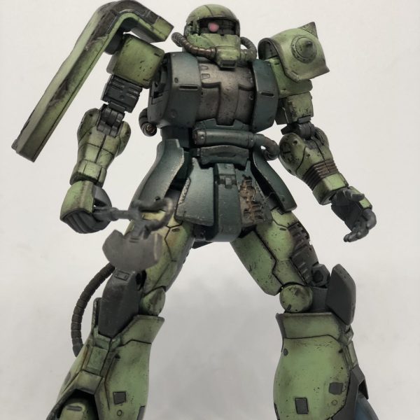 HG　ドアン専用ザク　アクリジョン筆塗