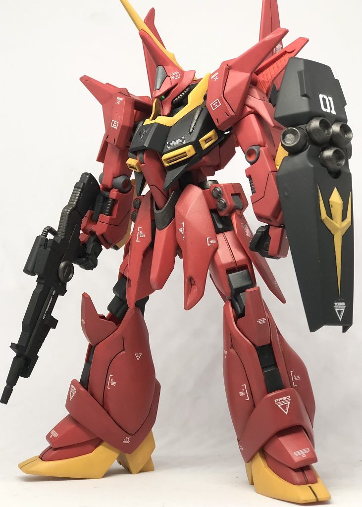 HG バウ アクリジョン 筆塗り