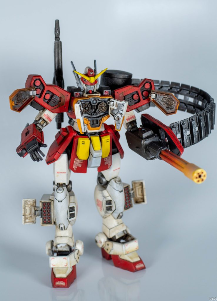 HG 新機動戦記ガンダムW ヘビーアームズ 全塗装ウェザリング–2枚目/制作者：KPO