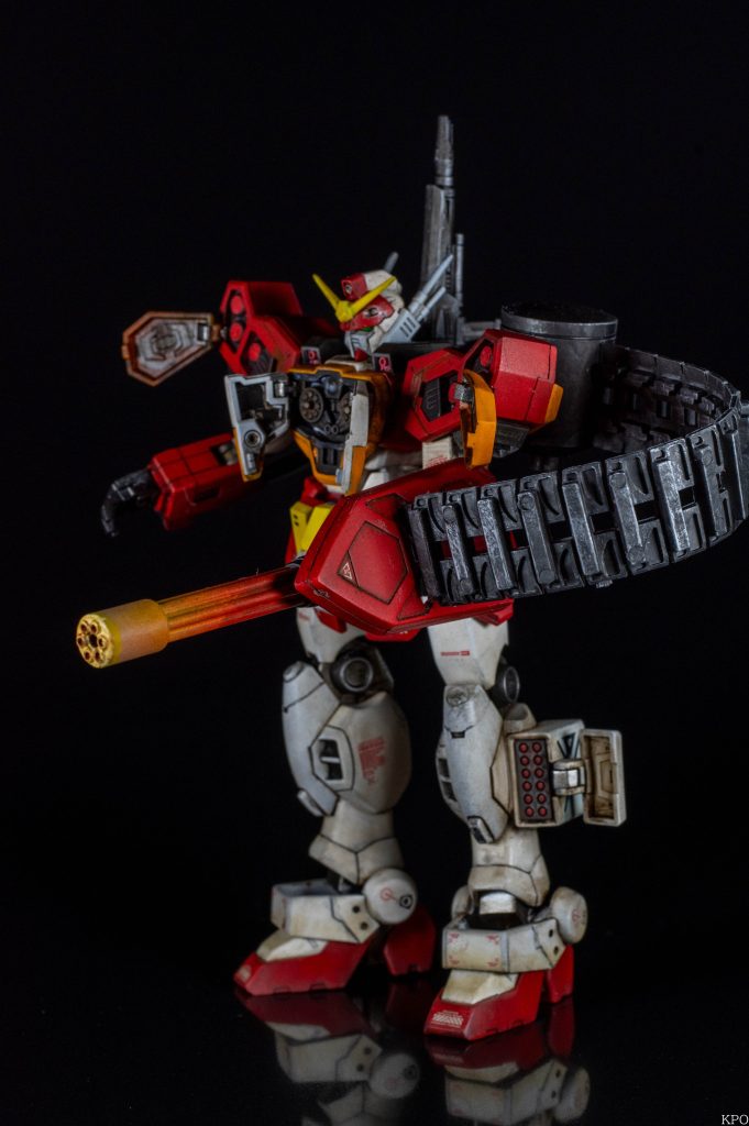 HG 新機動戦記ガンダムW ヘビーアームズ 全塗装ウェザリング–4枚目/制作者：KPO