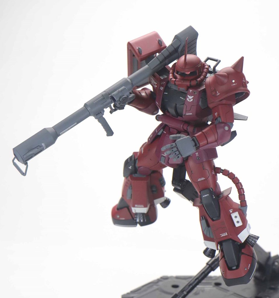 カラーリングはオリジンを参考にしつつ微妙に色分けしてます。