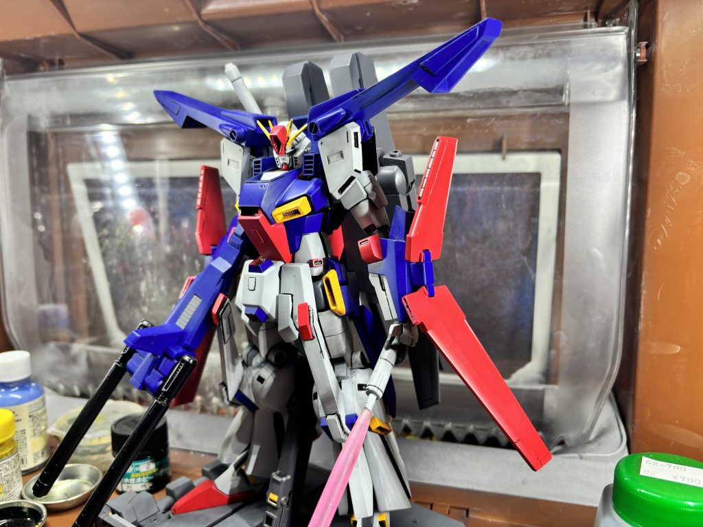 旧キット　1/100強化型ZZガンダム–4枚目/制作者：pinesalad