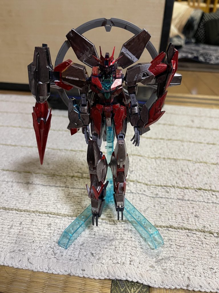 ガンダム・ユグドラシル我がユグドラシルアーマーと一体となった真なる姿よ!ああ…!力が溢れてくるぞ…!もう誰も我を止めることなど出来ん!