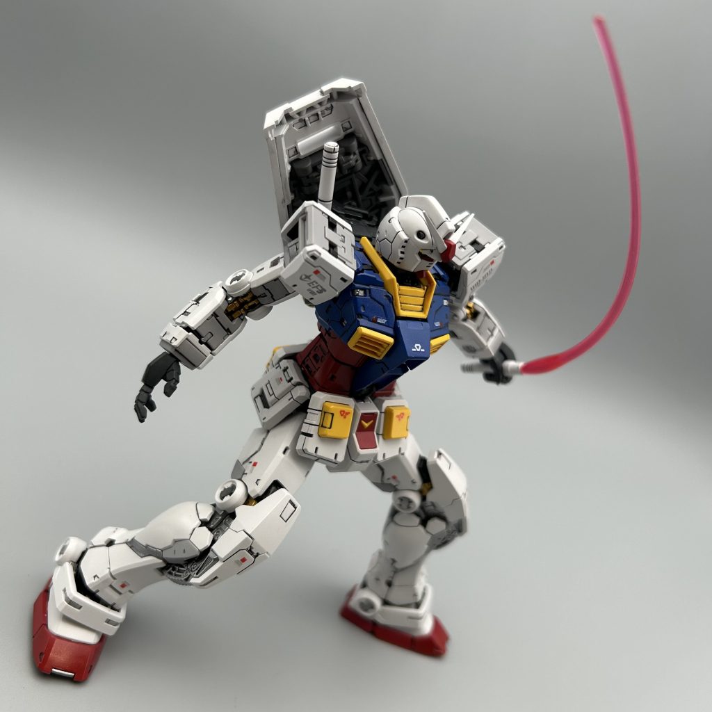 RG ガンダム ver.2.0 +武器セット　全塗装–5枚目/制作者：zima5250