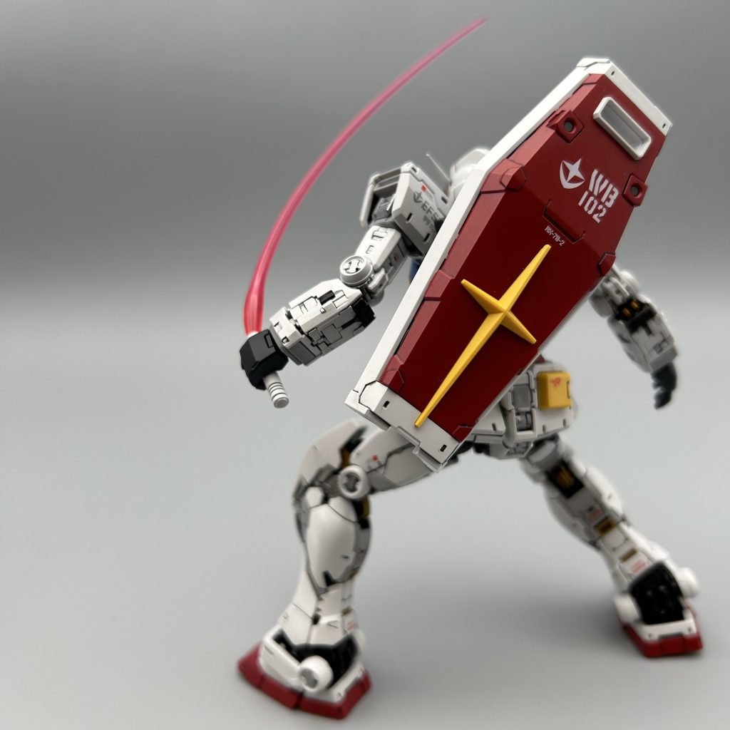 RG ガンダム ver.2.0 +武器セット　全塗装–6枚目/制作者：zima5250