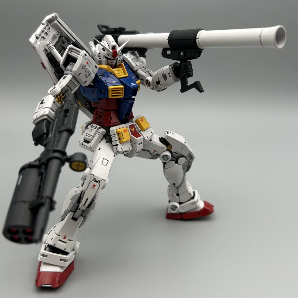 RG ガンダム ver.2.0 +武器セット　全塗装–7枚目/制作者：zima5250