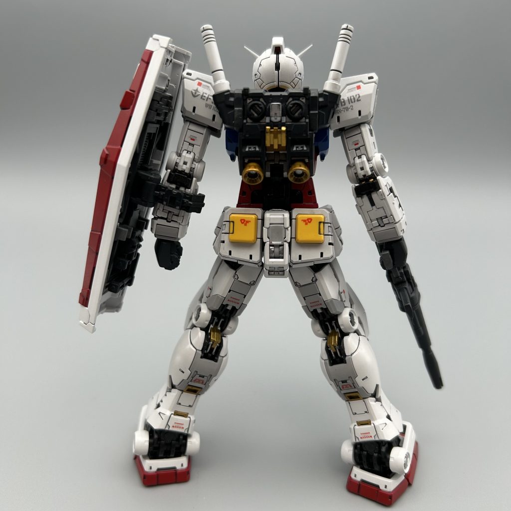 RG ガンダム ver.2.0 +武器セット　全塗装–9枚目/制作者：zima5250