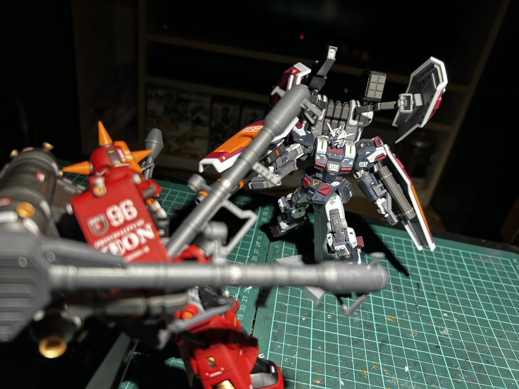 HGフルアーマーガンダムTB、サイコザク–3枚目/制作者：とるてぃ@trtysm