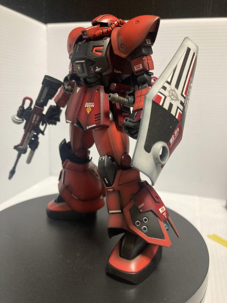 それでいい！ 本気ですか？ いい色じゃないか機体もシールドも あれは塗装工程の遊びですよ 出してくれ 了解しました本土防衛ラインからは突出しない様に注意して下さい万が一機体が正常に作動せず稼働停止した場合回収が困難になりますから