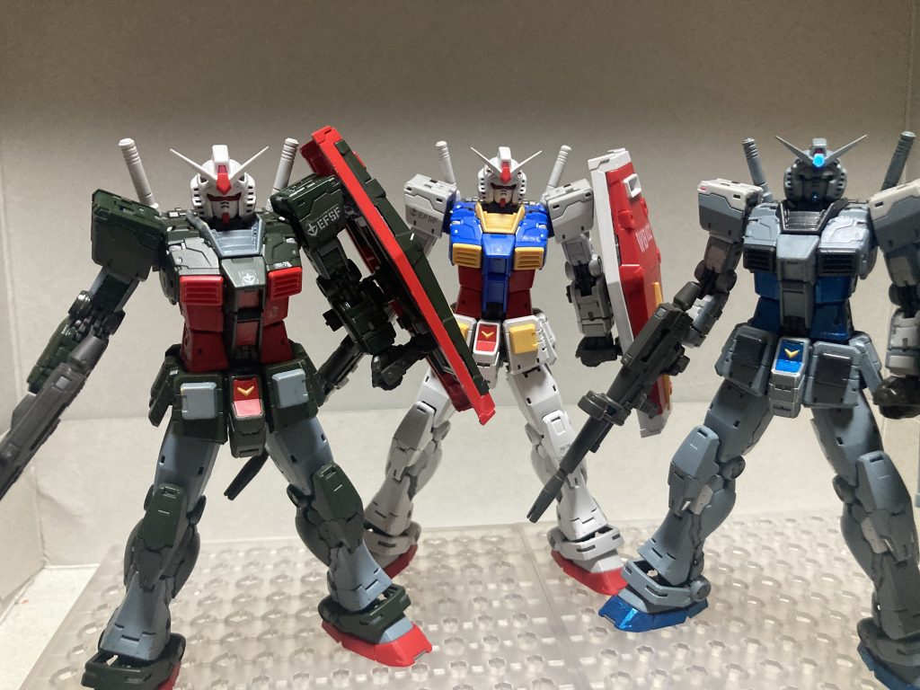 1号機、2号機、3号機とそろいました。