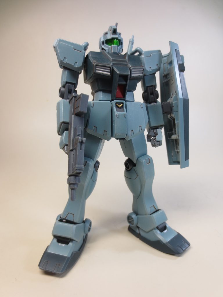 缶スプレー塗装エナメル塗料ハルレッドでスミ入れドライブラシで仕上げ