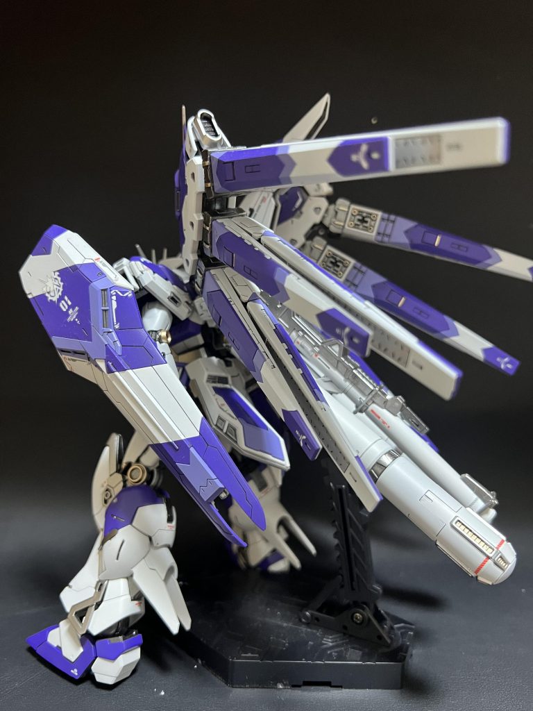あ、今回グラデーションはかけなかったです、ガンダムは綺麗なほうが好きなので笑