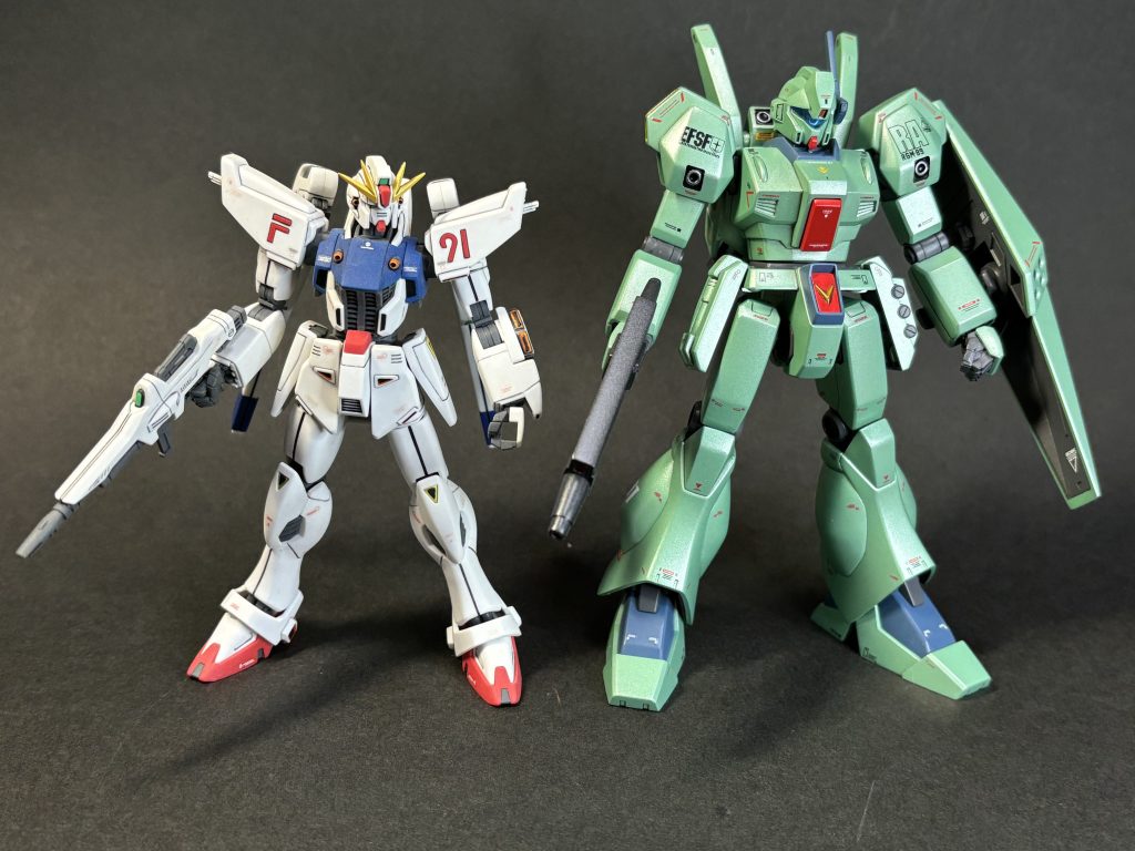 hguc F91と。この大型ジェガンタイプでは....