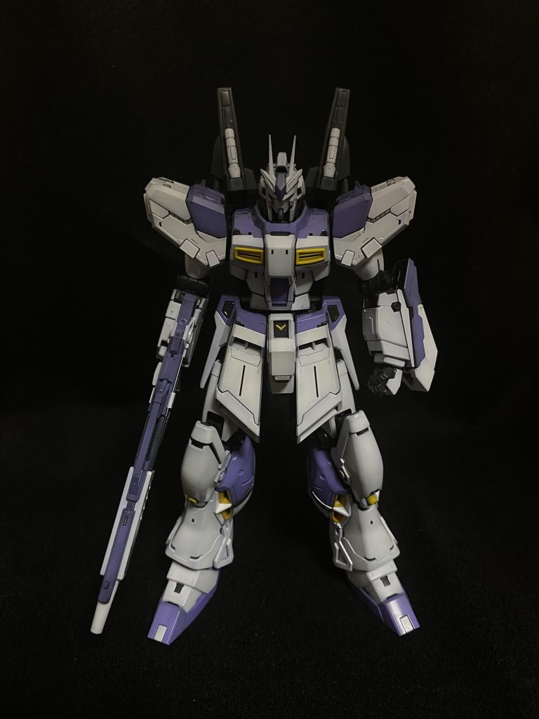 デカール貼り付け前。毎回デカール貼る量に悩みます。さすがに貼って正解だったと思います。ガンスタ記事を作ってて思いましたがバックパックが映える写真はあまりなかったですね。簡単制作品ですが見てくださりありがとうございました。