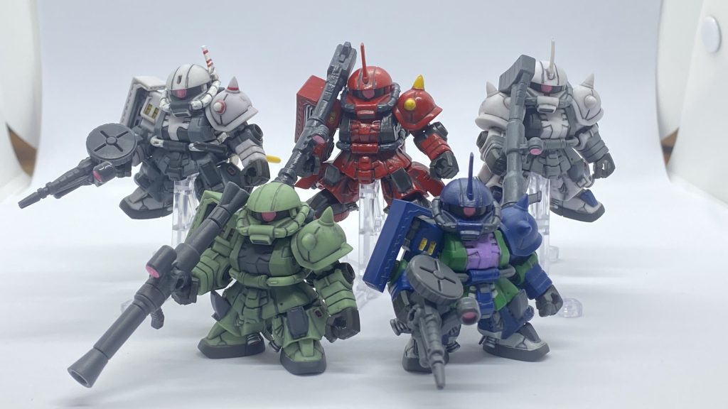 ジョニー・ライデン専用R2型高機動型ザクⅡ–3枚目/制作者：シンラ