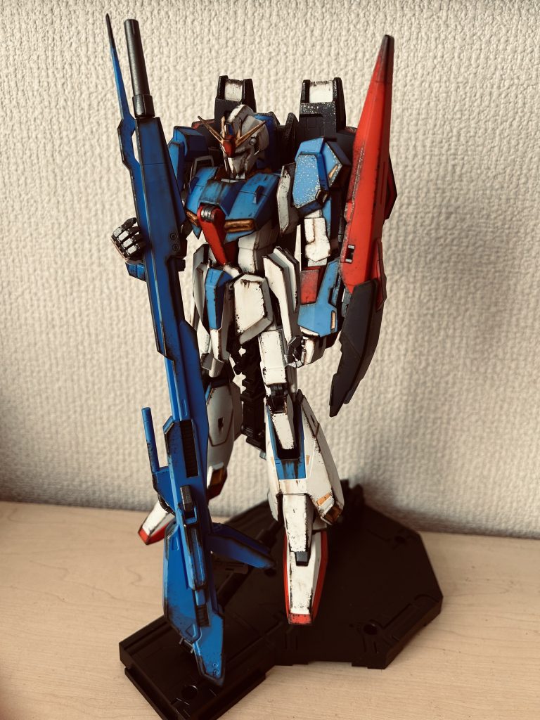 仕事が忙しくてちまちま作ってました☺️Ζガンダムはほんとかっこいい！！