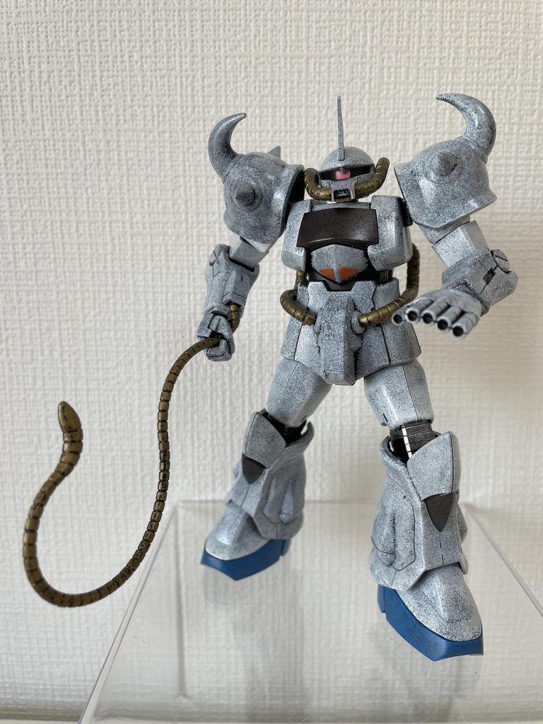 ガンダムマーカーのスポンジ塗装。