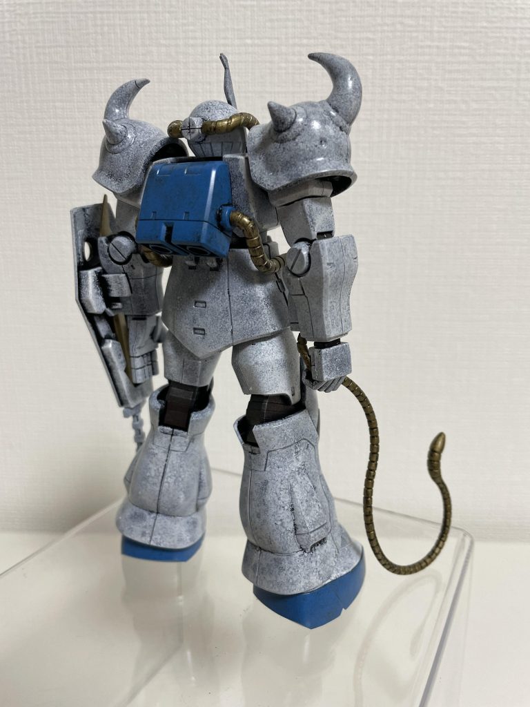 塗装時間は映画観ながらの一本分くらいだった。