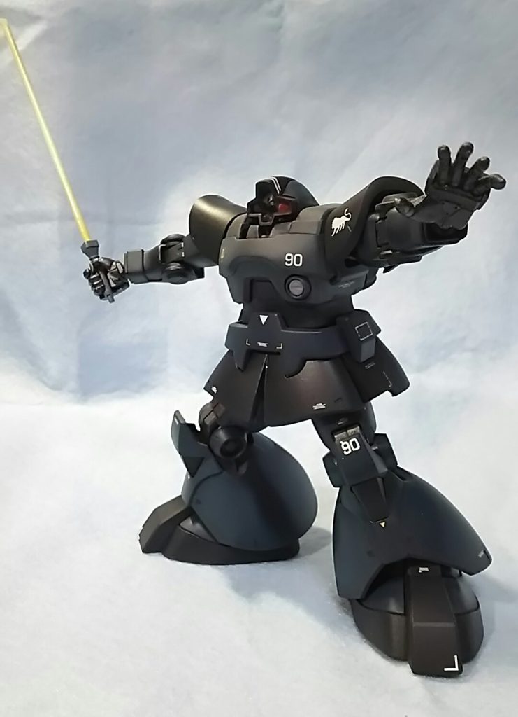 ほぼ素のHGUCキットのままです。塗りは拘って、ダークトーンで重厚感を前面に。