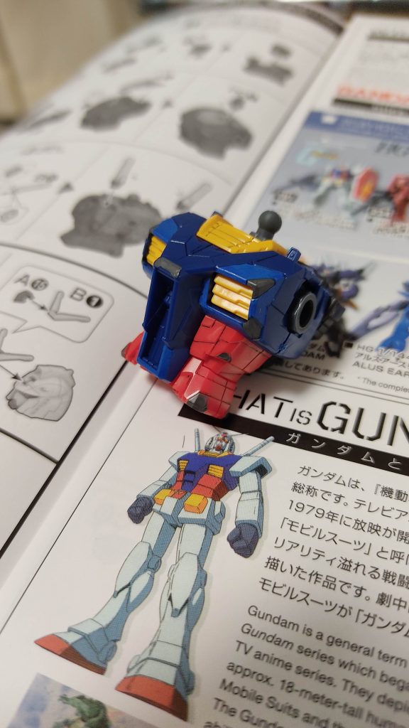 HG RX-78F00ガンダム–3枚目/制作者：@sakiika_sakika