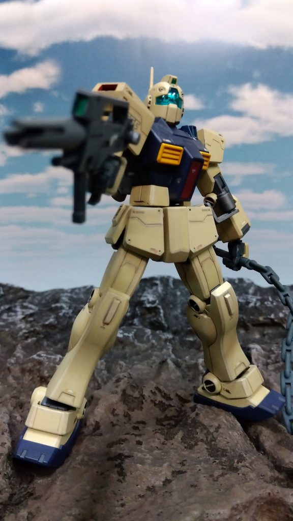 ドヤポーズでキメ 量産機なりのカッコ良さが出てればいいな。