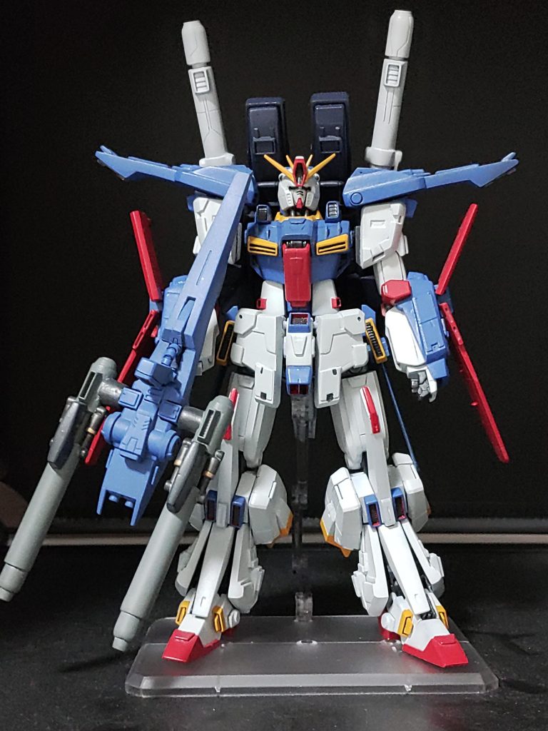 フロントイメージとしてはマスターピース版のZZガンダムを自分なりに解釈して、強化型ZZガンダムをマスターピース版っぽく仕上げてみました