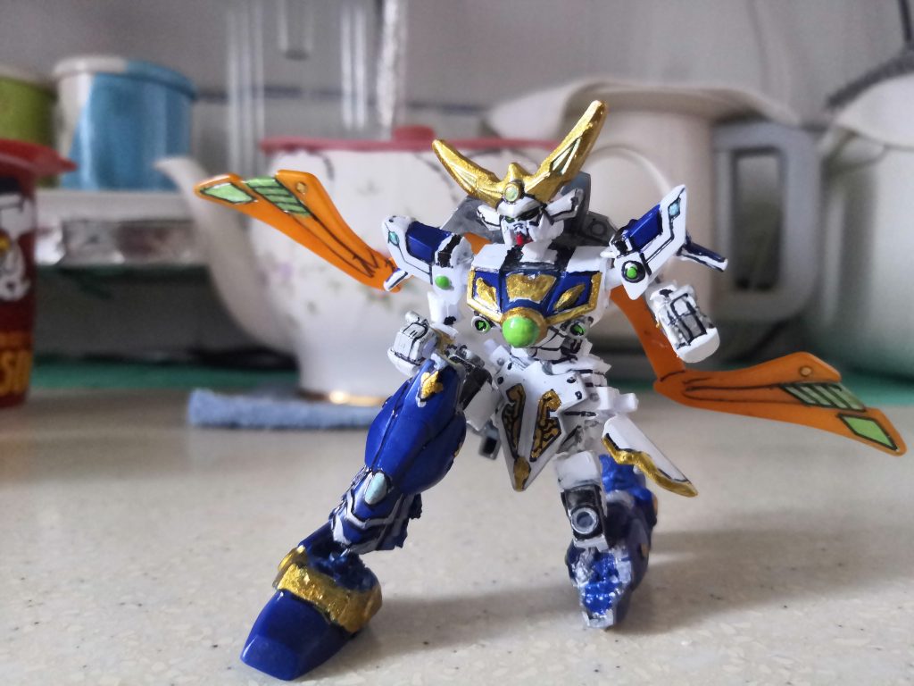 修復完了再起動カードダスポーズ 