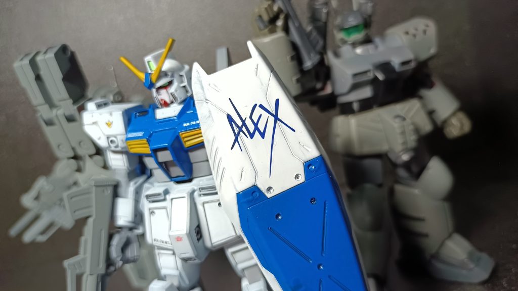 以前作った量産型ガンキャノンとジム改と共にパシャり ご覧いただき有難うございましたヾ(*´∀`*)ノ