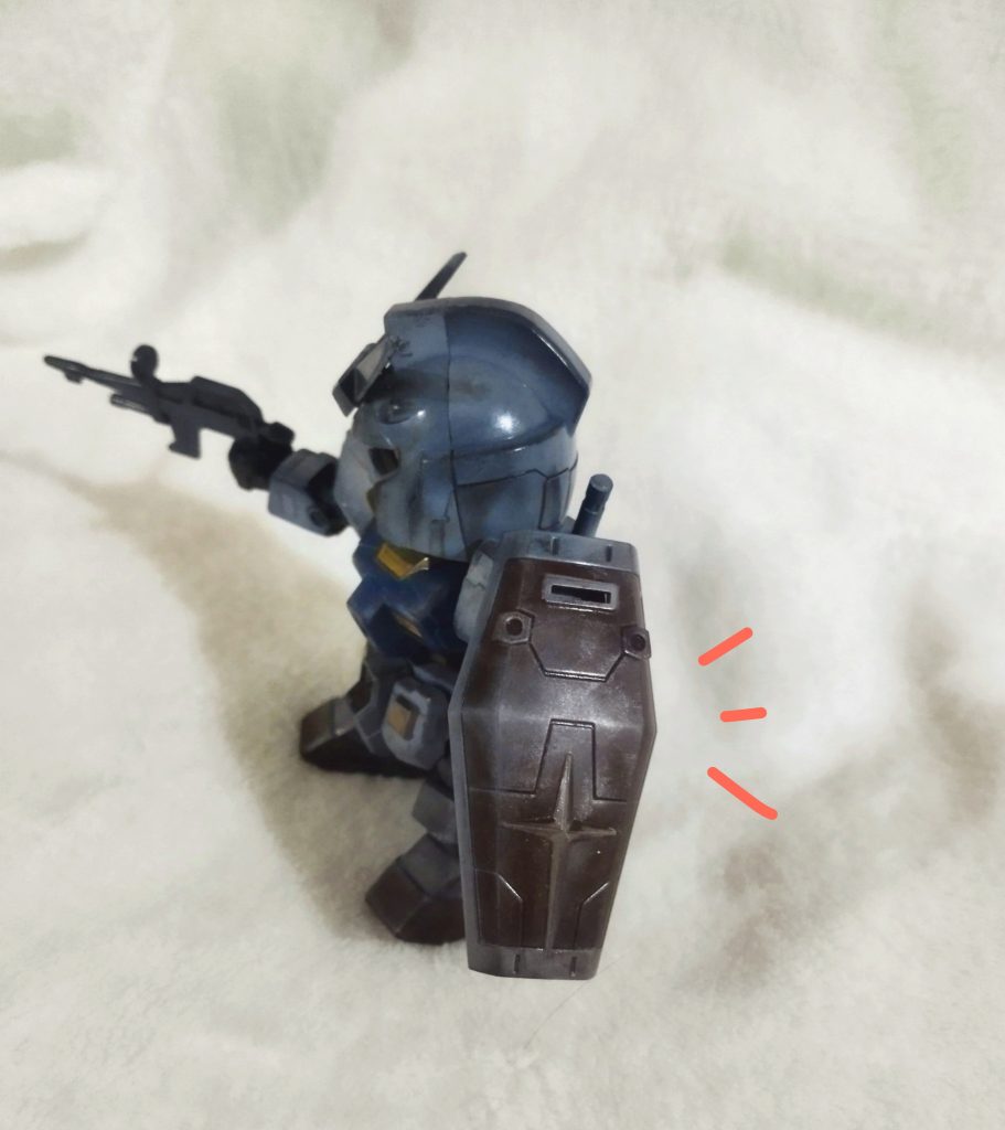 「連邦の白い悪魔」父作sdex RX78-2ガンダム–3枚目/制作者:まじお伍長
