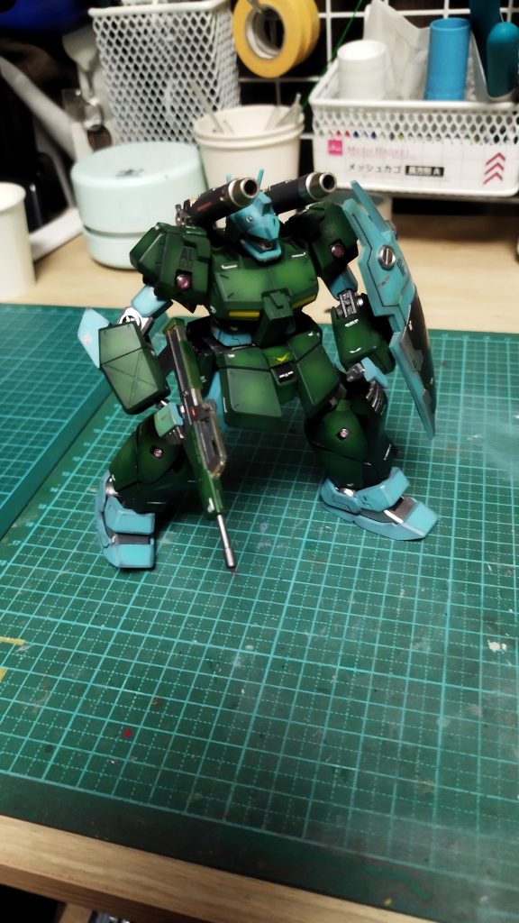 ポージングが相変わらず苦手で・・・キャノン撃ってる雰囲気は伝わるかなぁー。