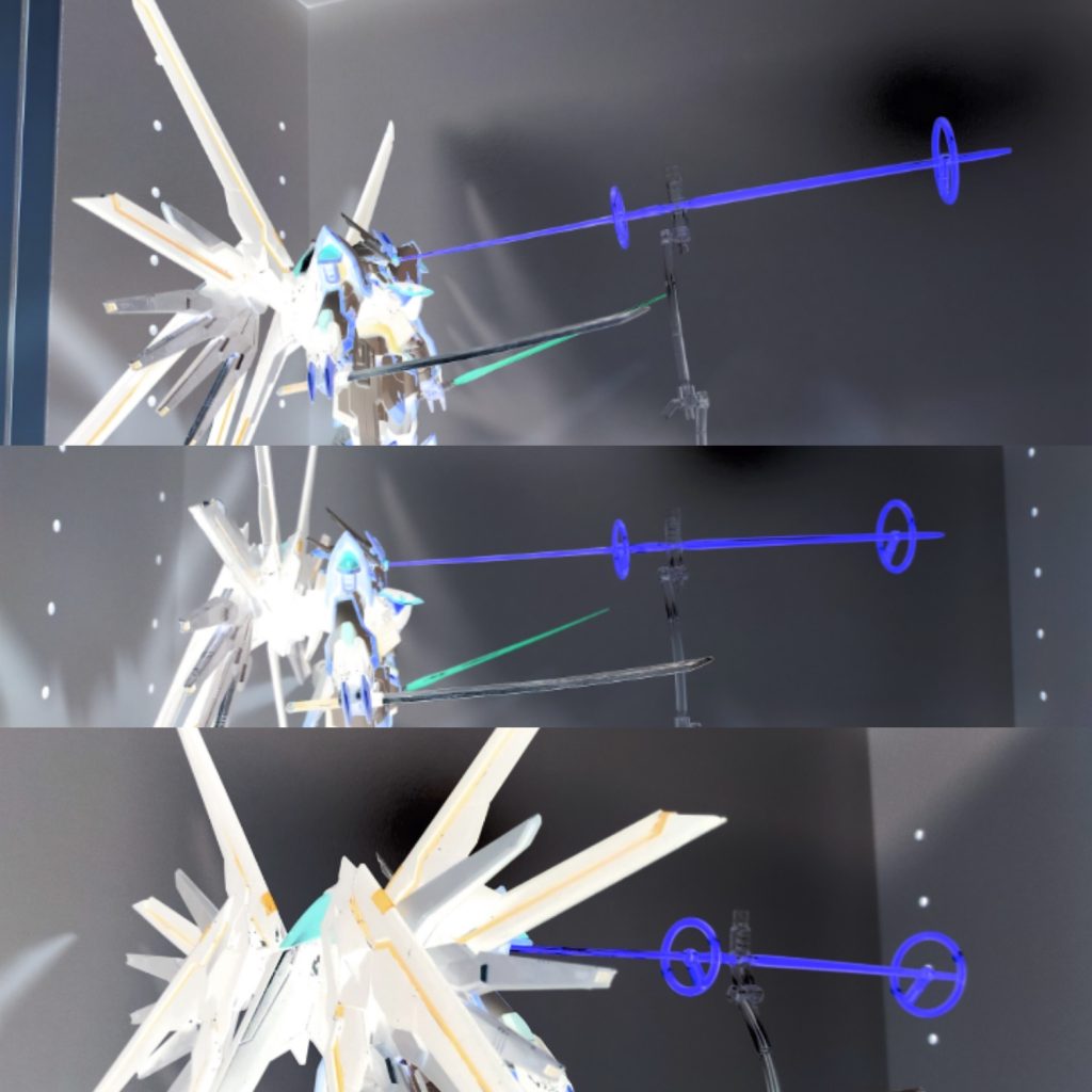 ディスラプターはキララクみたいな承認式ではなくオルインのトリガー同時撃ちしないと発射できない設定。ここでオルインの愛と信頼が試されるわけだす。