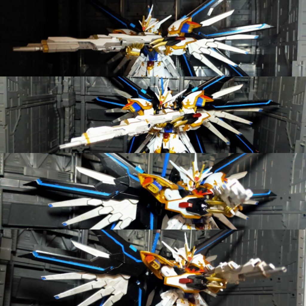 ビームライフル連結時も意外と様になる。