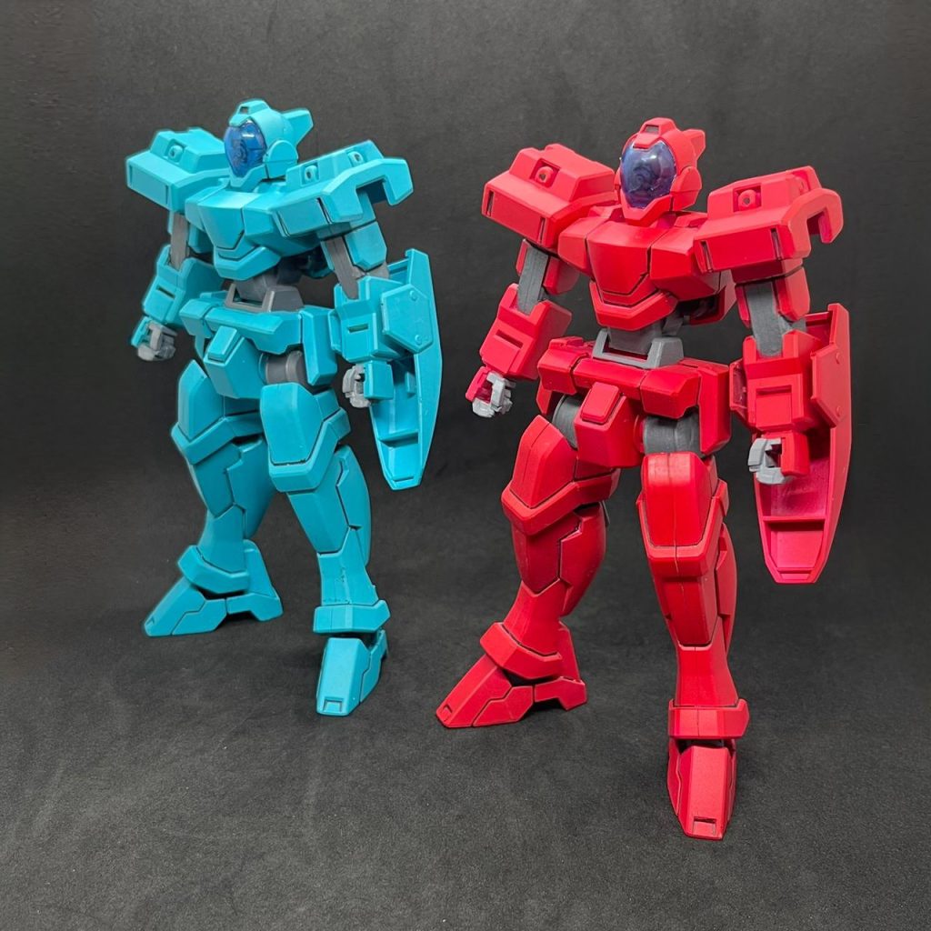 AG 1/144 RGE-B790 Genoace Twin Flame Unit 1 (Red) and Unit 2 (Blue)