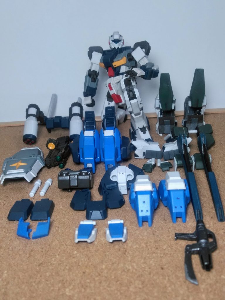 0083 年11 月 13 日『デラーズ紛争』は終結しました。混乱は徐々に沈静化を辿ってはオリますが、ソレを利用する人種とイウものは必ず産まれてクルものです。『ダディズ プリーチ中隊のアルカード大尉』は『デラーズ紛争』の際『試作ガンダム GP-02 サイサリス』に深く関係したとして逮捕勾留と成っております。そんな『ダディズ プリーチ中隊』の一員『シュヤ・クカナ 中尉』は隊長が無罪放免と成る日を信じて『ジオン残党掃討』の任務をコナス毎日です。 と、云うわけで妄想ζ  反旗を翻そう! ver,   ζ を、晒してイコうと思います😤今回は『 RX-81 ジーライン』&『シュヤ・クカナ 中尉』を、ご紹介 ✨😌✨