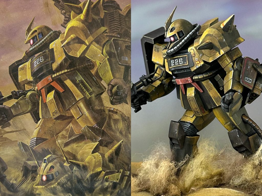 石橋謙一先生のめちゃくちゃカッコ良いパッケージアートと。少しでも雰囲気を出せるように頑張りました。最後までご覧いただきありがとうございました😊