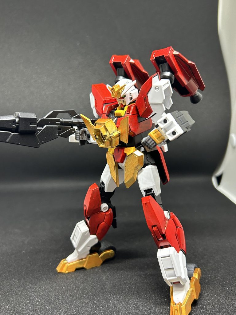 ライフルはヴィートルーウェポンが手に入らなかったので、ジュピターヴの物をつけました。