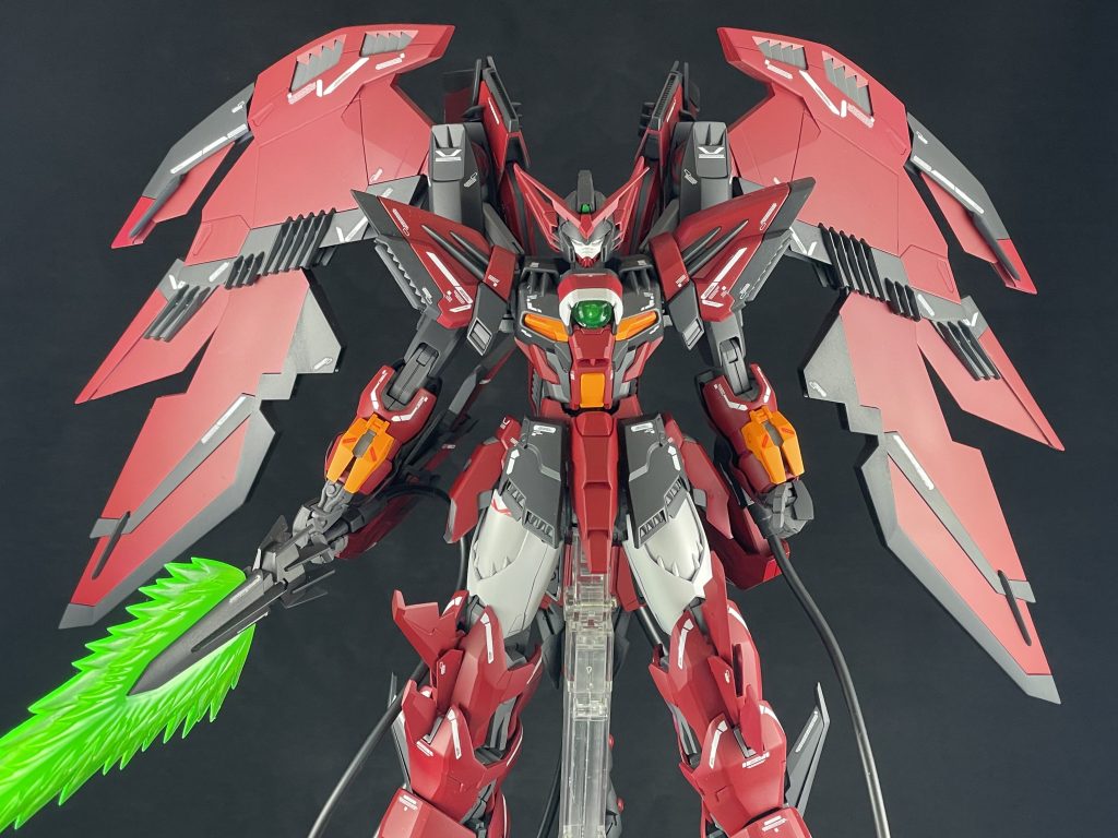 羽根は元キットから高さを変更しました。