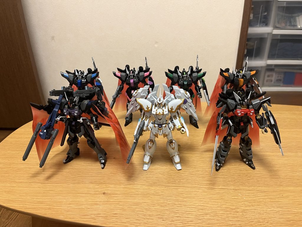 ルドラ・シヴァ・カルラとも比較。以上、ガンダムブラックナイトスコードでした。