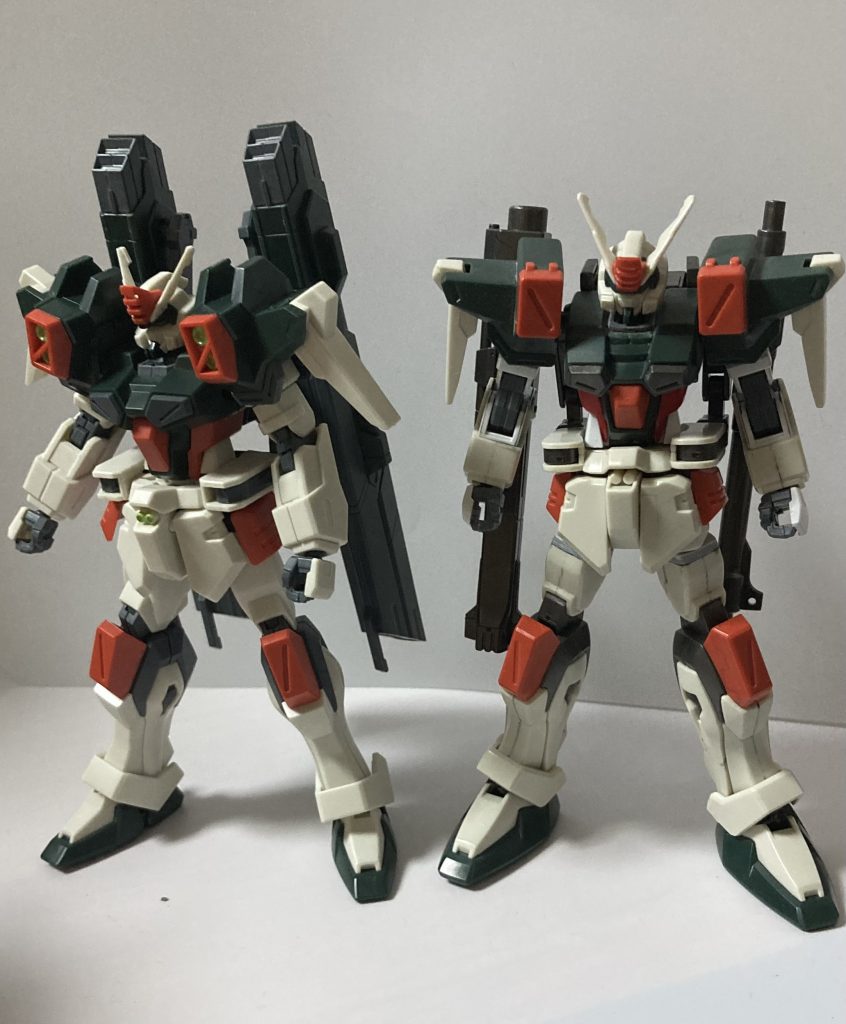 旧バスターの改造品と比較…（未塗装）