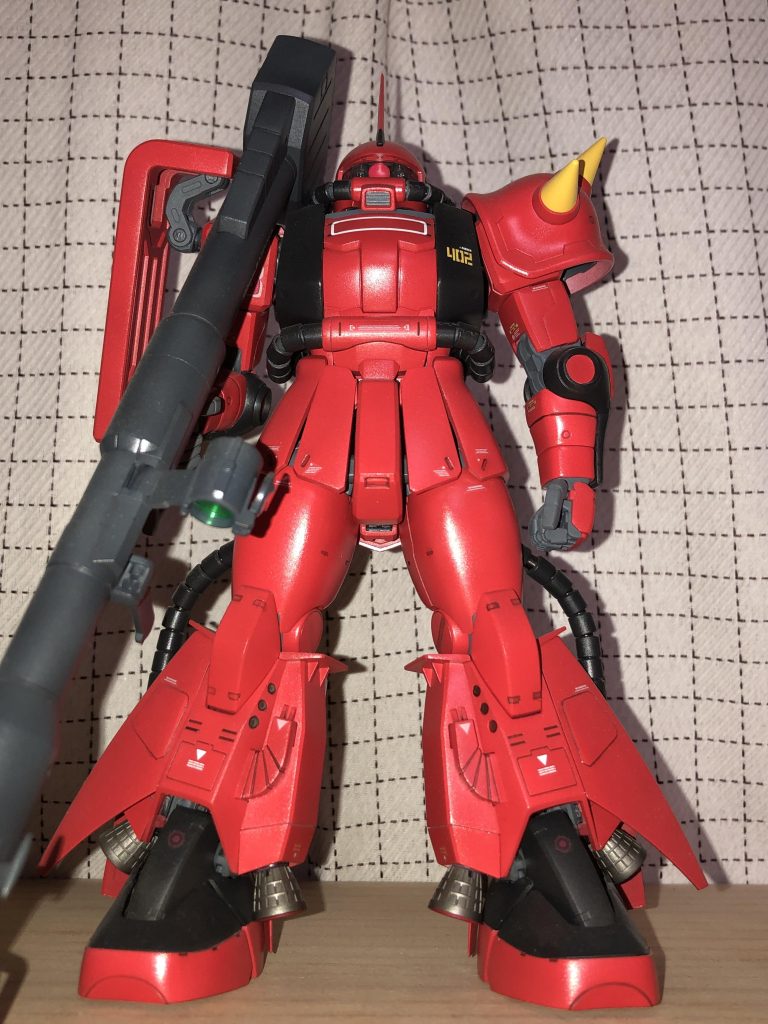 今回はバズーカのレンズを緑にしてみました