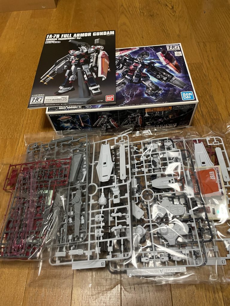 ベースとなったHG 1/144 FA-78 FULL ARMOR GUNDAM THUNDERBOLT Ver.