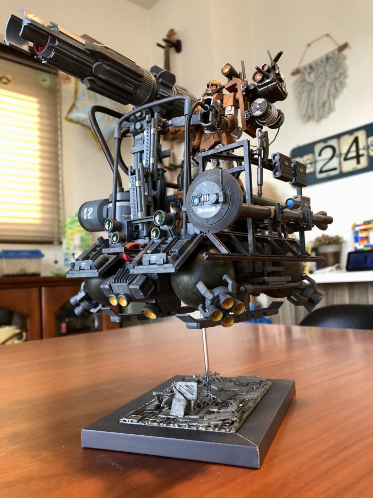 途中の写真を取り忘れましたが、スキウレをガガっと塗装して完成。最後まで閲覧ありがとうございました。手作業メインの作品はこれが最後になりそうです^^