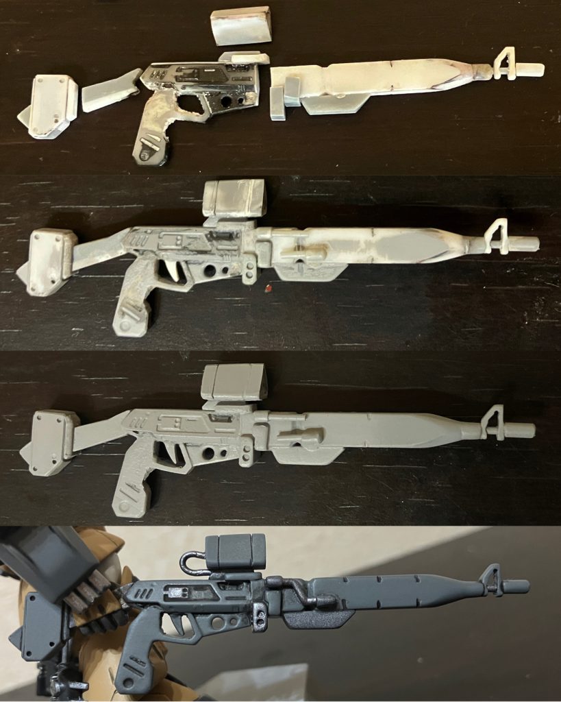 今回の目玉。ビーム・スナイパー・ライフルもほぼスクラッチ。