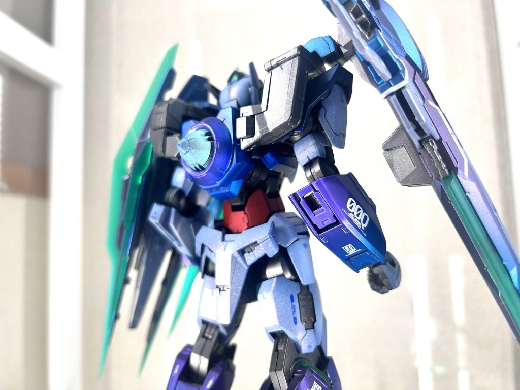 GNドライブには上からグリーンのパール塗装をおこない、稼働状態をイメージ