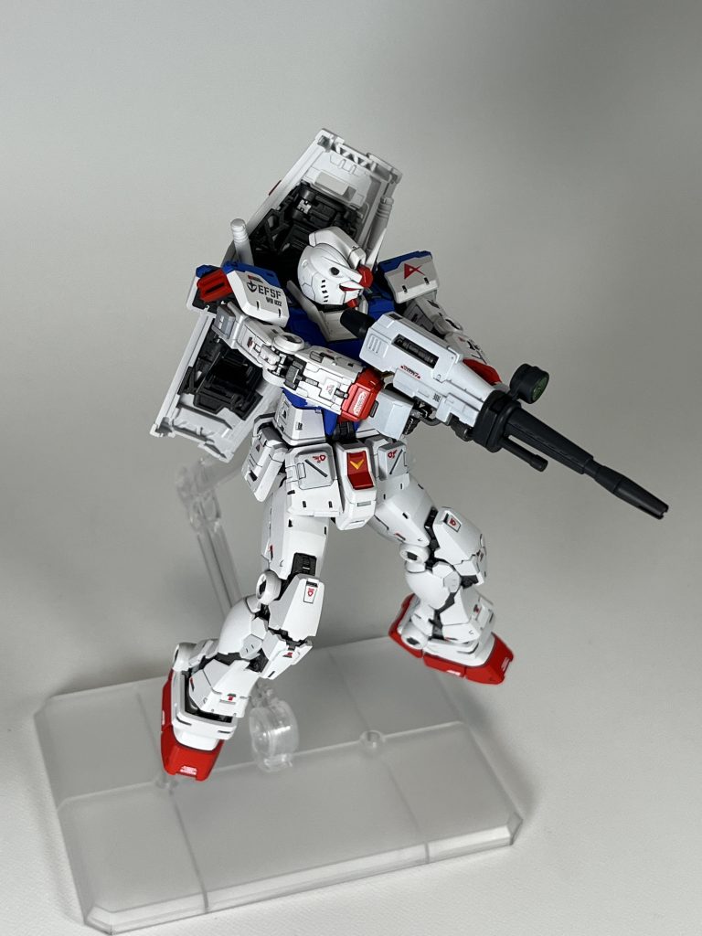 ビームライフルも少し配色変更してます。