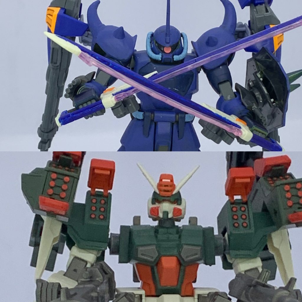 グフイグナイテッドディープアームズ&グレイトバスターガンダム