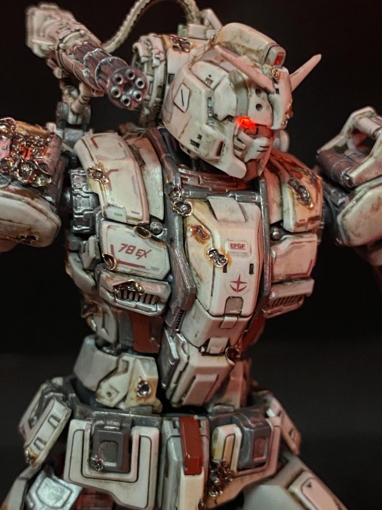 ガンダムEX ウェザリングとダメージ加工のみ–2枚目/制作者：バヤシブル