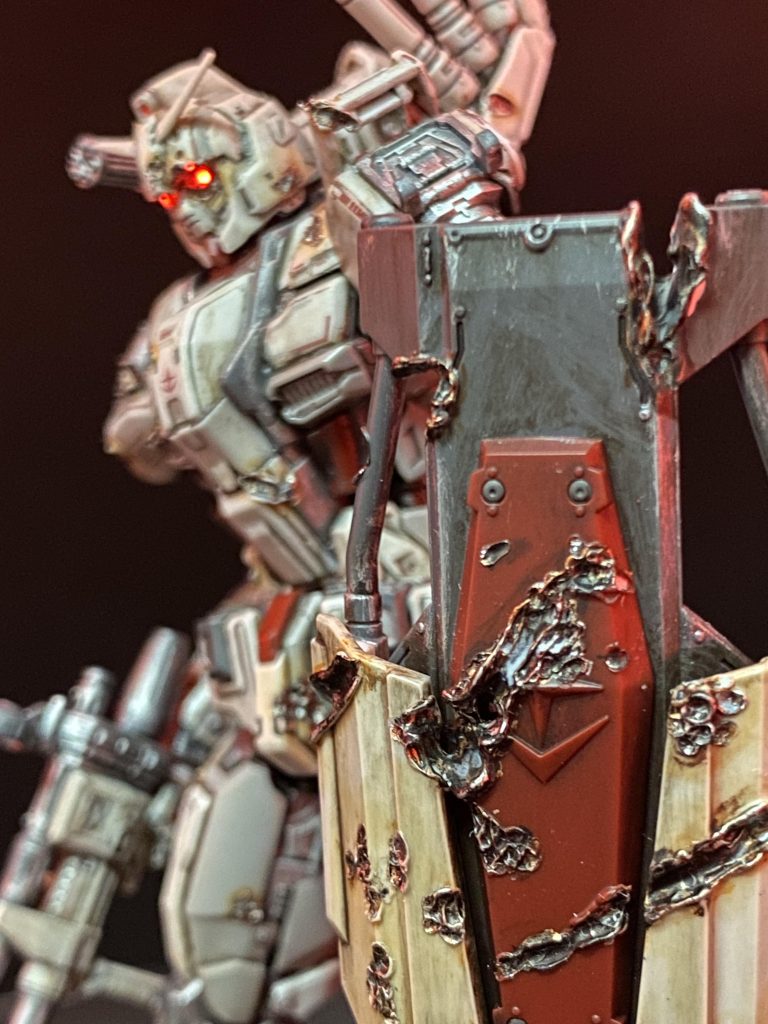 ガンダムEX ウェザリングとダメージ加工のみ–4枚目/制作者：バヤシブル