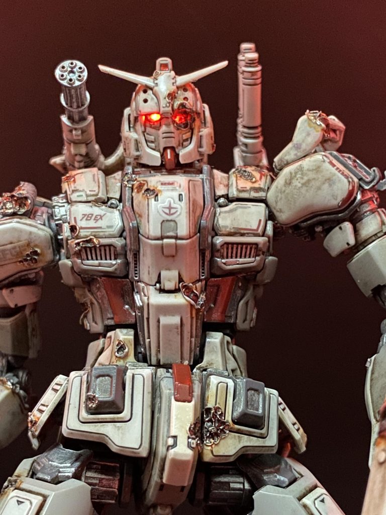 ガンダムEX ウェザリングとダメージ加工のみ–3枚目/制作者：バヤシブル