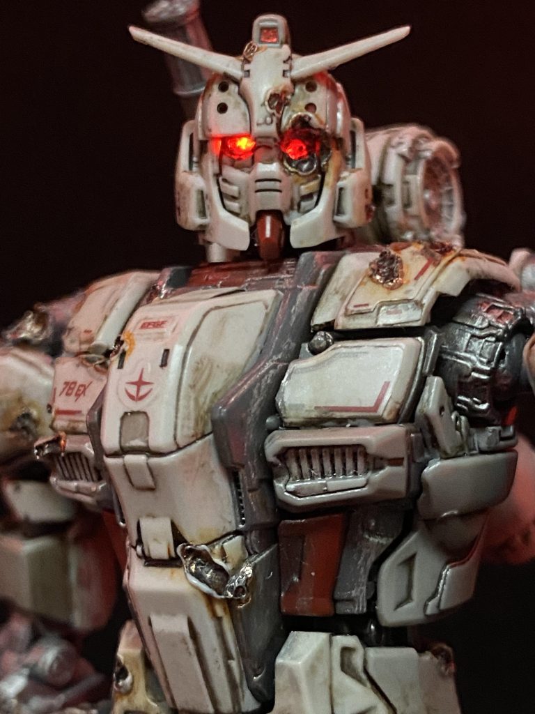 ガンダムEX ウェザリングとダメージ加工のみ–2枚目/制作者：バヤシブル